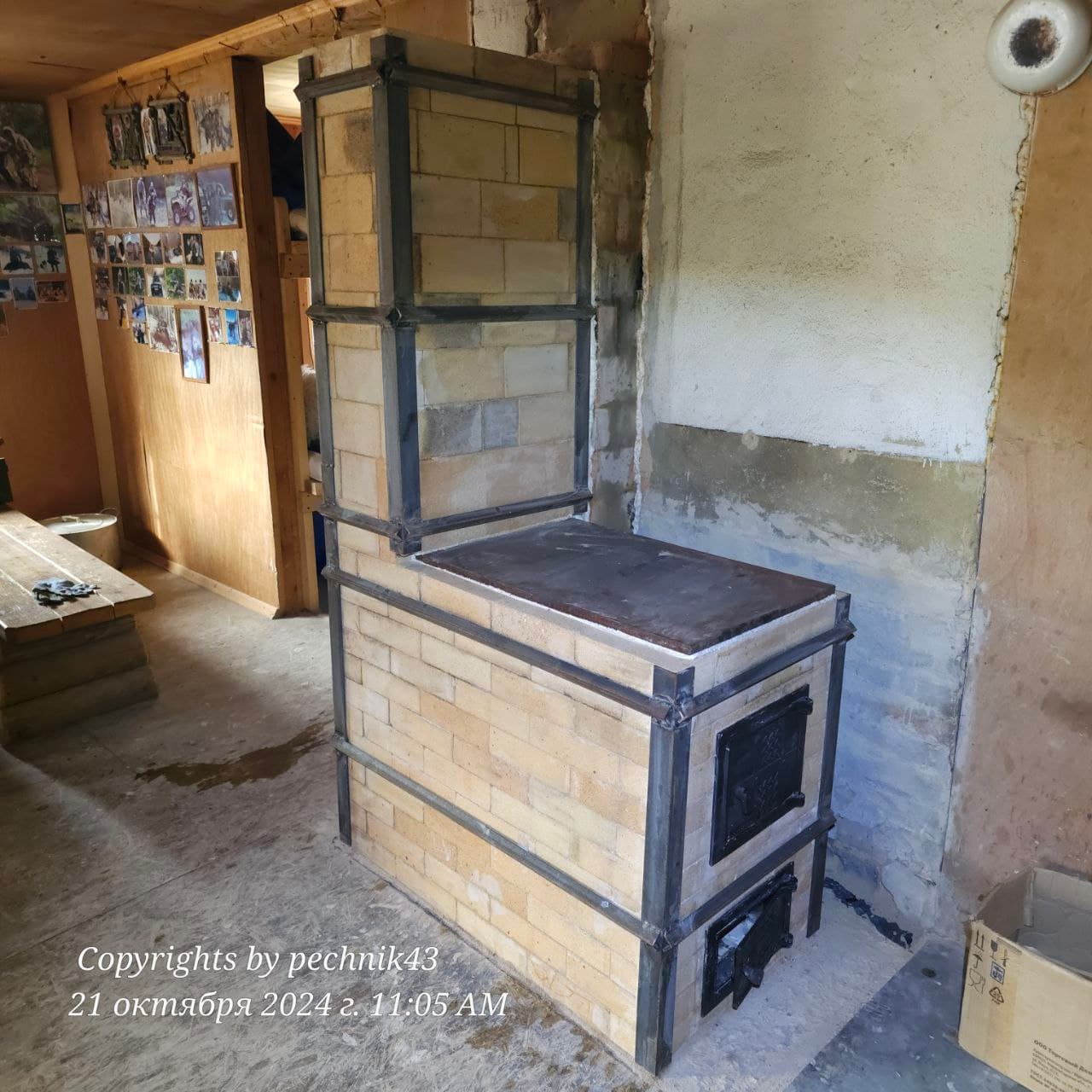 Печи в охотничьих домах